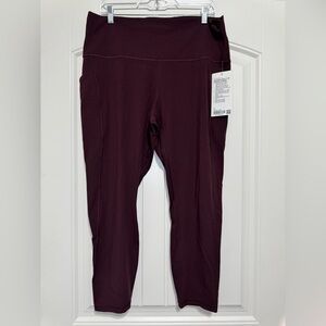 NWT Lululemon Align High-Rise Pant with Pockets 25" in Goodnight Plum